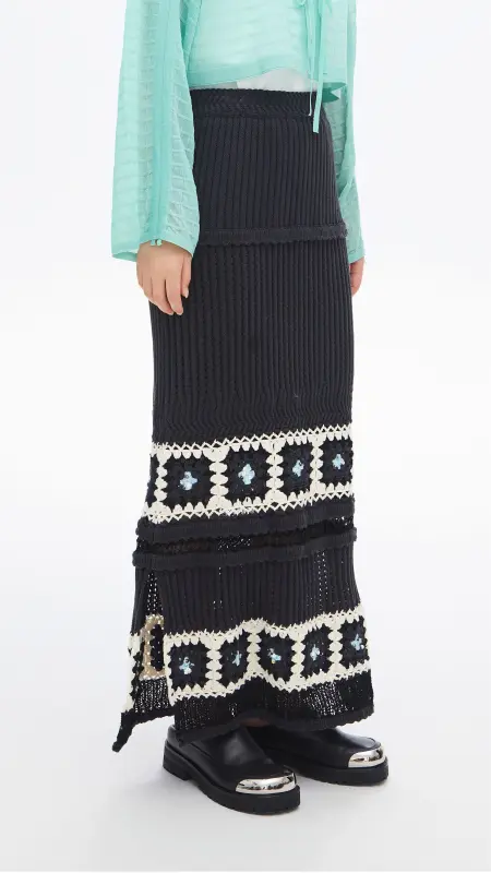 Beaded Knit Skirt online